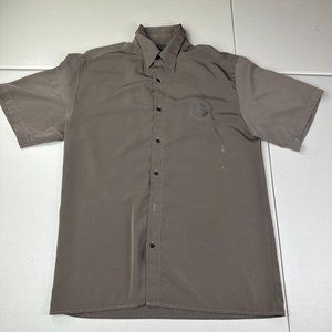 Vintage Daniali USA‎ Shiny Disco Shirt Embroidered horse Men Size Medium Used